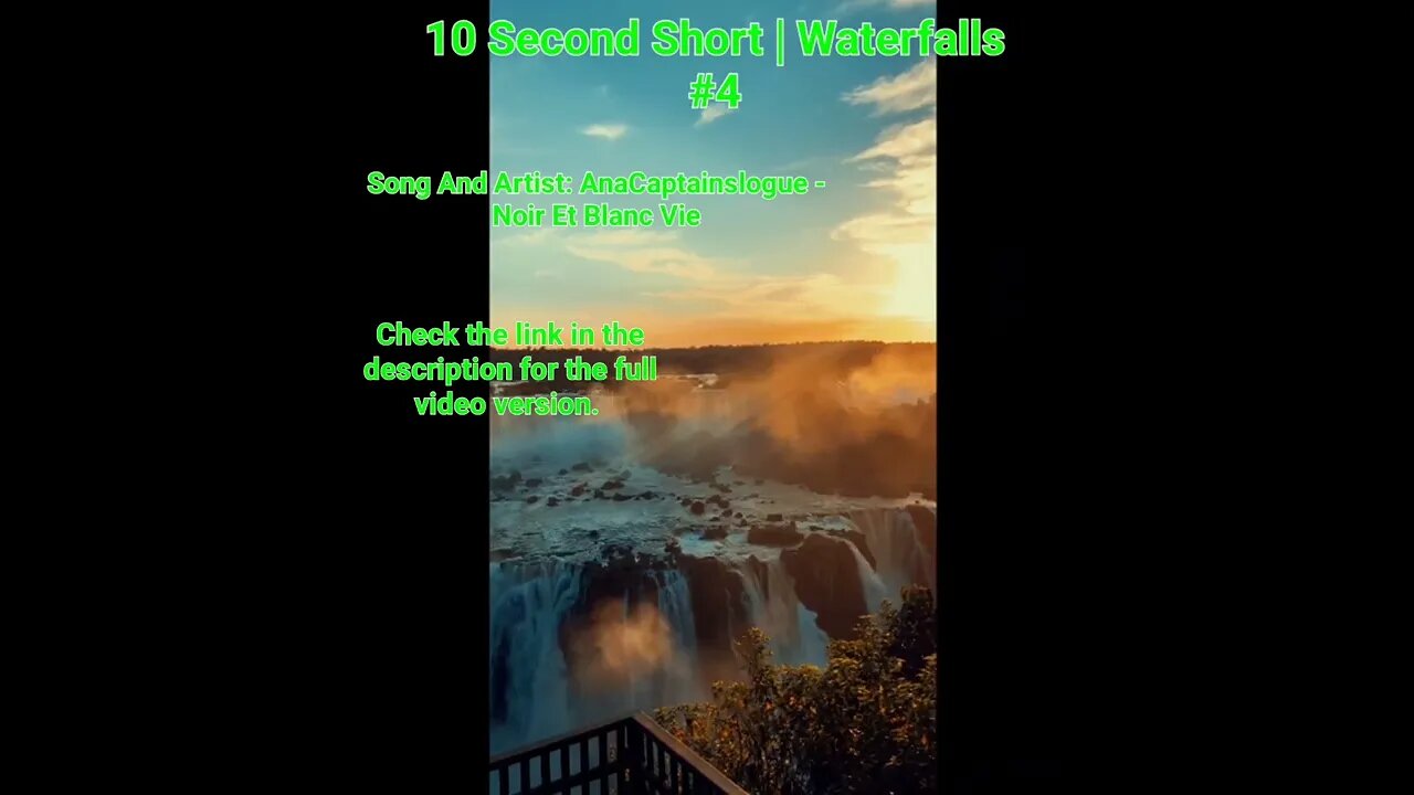 10 Second Short | Waterfalls | Brilliant Mind Meditation Music #meditation #4 @Meditation Channel