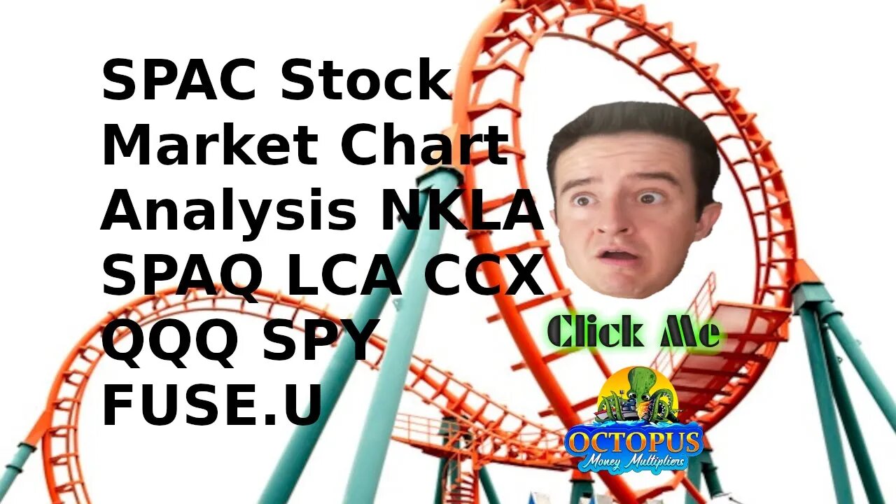 SPAC Stock Market Chart Analysis NKLA SPAQ LCA CCX QQQ SPY FUSE.U News Penny Stocks Money Online