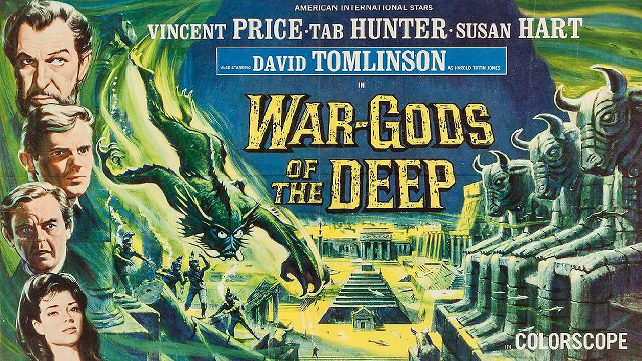 Vincent Price WAR GODS OF THE DEEP 1965 Sci-Fi Adventure aka City Beneath the Sea FULL MOVIE HD & W/S