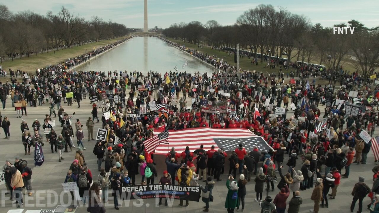 Thousands Gather in DC to Defeat The Vaccine Mandates