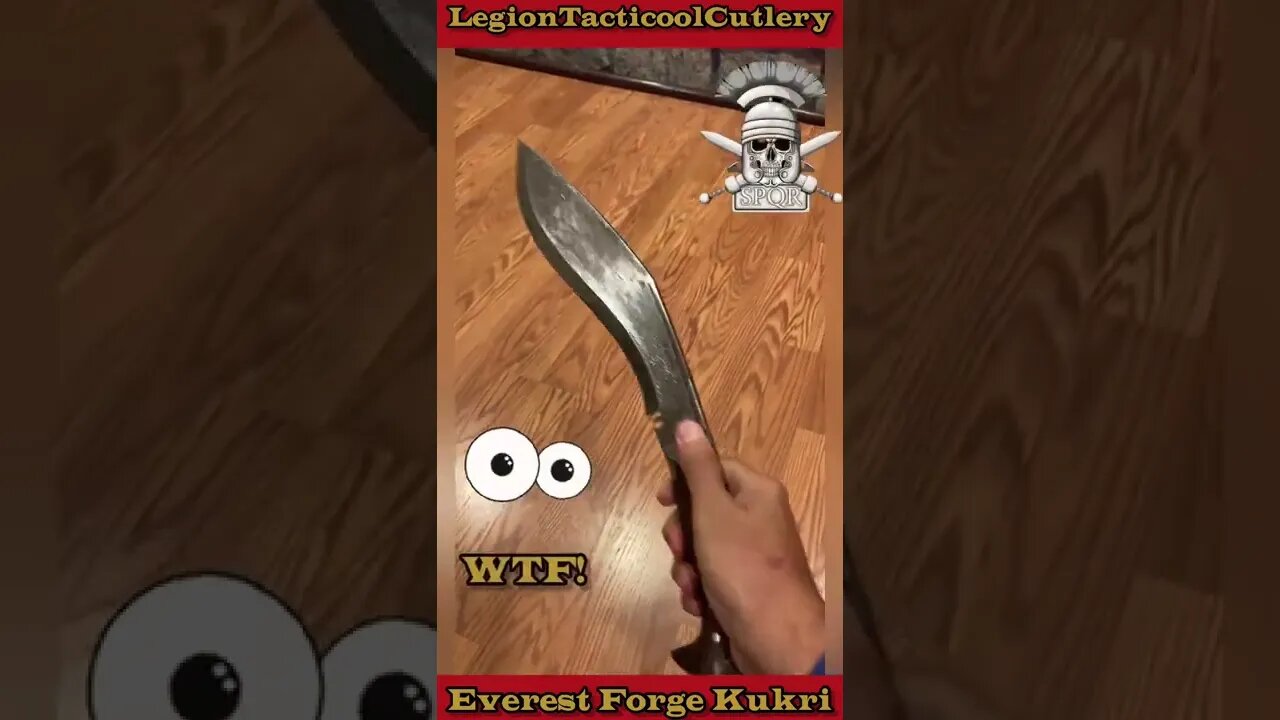 Die by the Sword!!!! Everest Forge Full Tang Kukri! #kukri #kukriknife