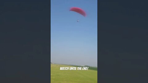 First Flight & Crash of an Electric Paramotor