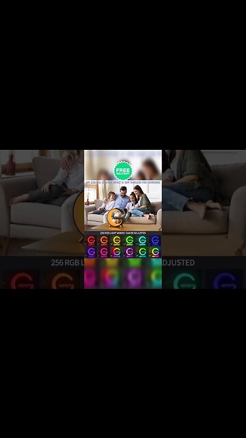 Intelligent Atmosphere Lamp Bluetooth Speaker Wireless Charger Bedside Lamp #shorts #gadgets