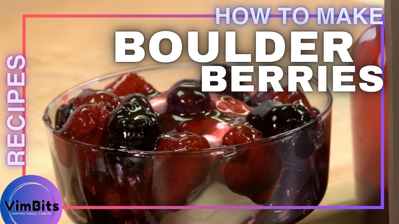 Boulder Berries Sundae - Simple to Make Dessert Recipe with Chambord Liqueur