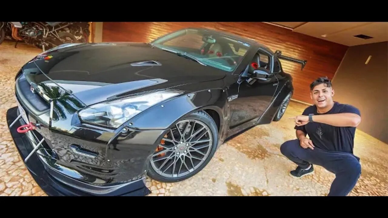 LEVEI MEU CARRO NOVO GTR PARA CASA NOVA