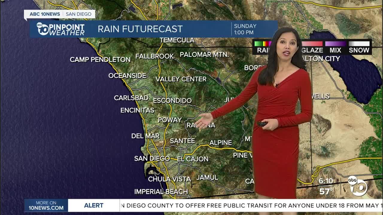 ABC 10News Pinpoint Weather for Sun. Apr. 17, 2022