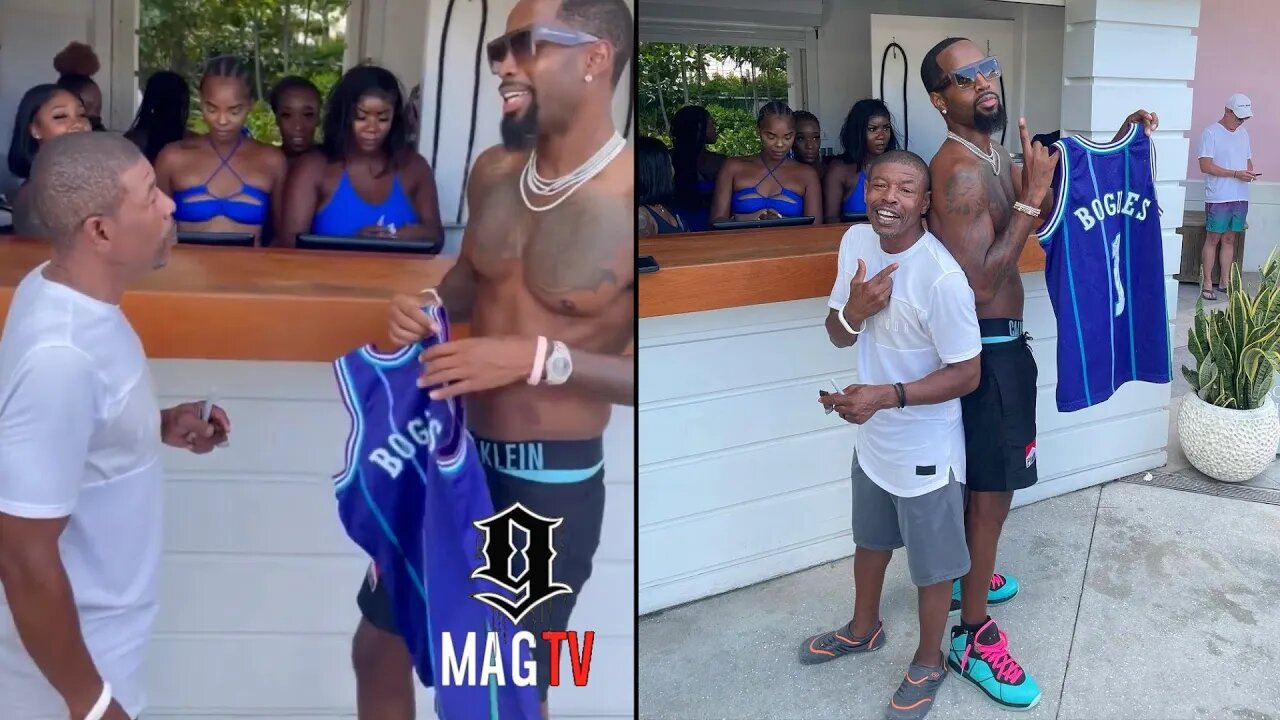 Safaree Gets Former NBA Player Mugsy Bogues To Sign His Jersey! 🏀