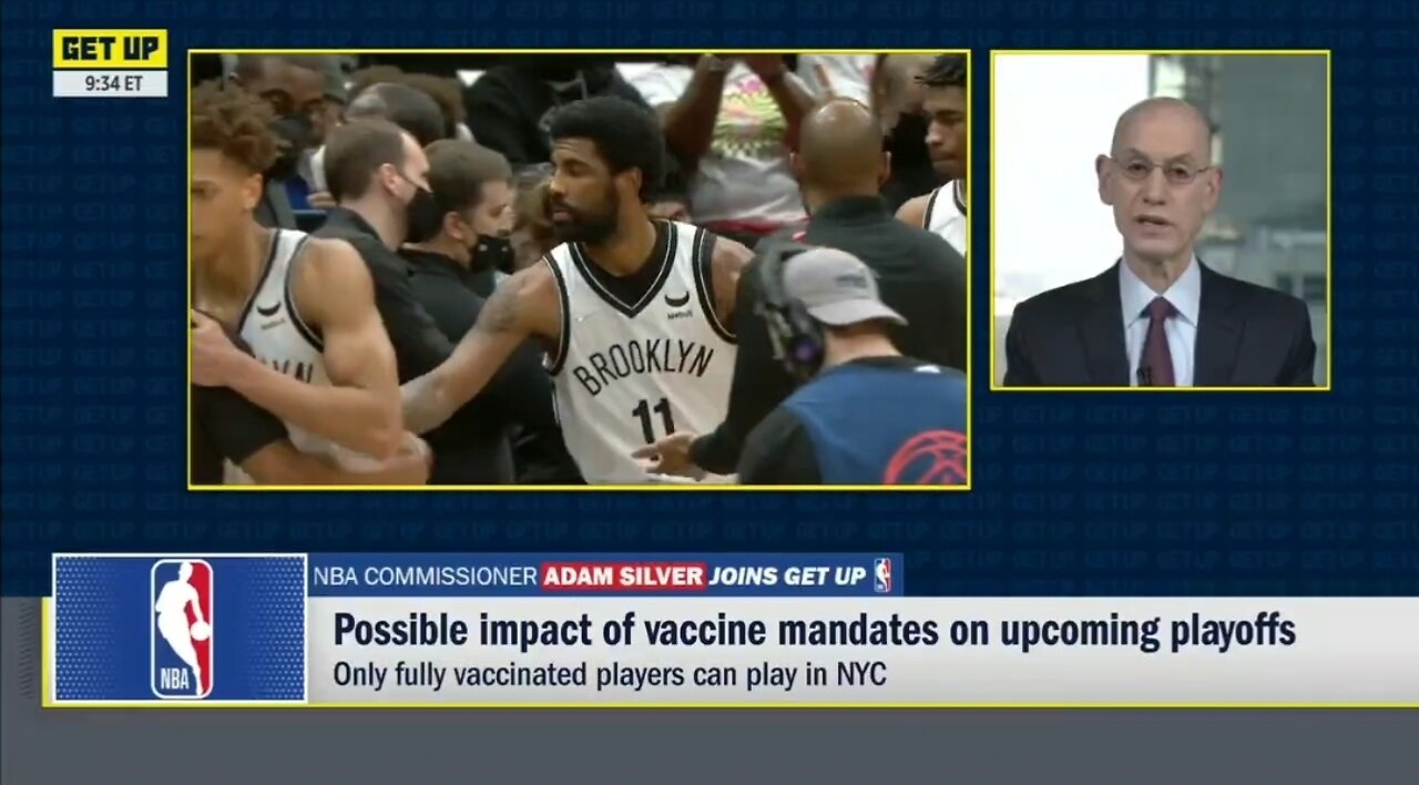 NBA Commish: NYC Vaccine Mandate Keeping Irving From Playing at Home ‘Doesn’t Quite Make Sense’