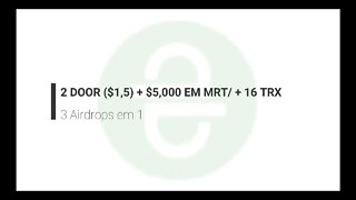 Airdrop - Pacotão - ⭐️⭐️⭐️ 1,5 + (5000/)+1 DOOR + Meryt + TRX