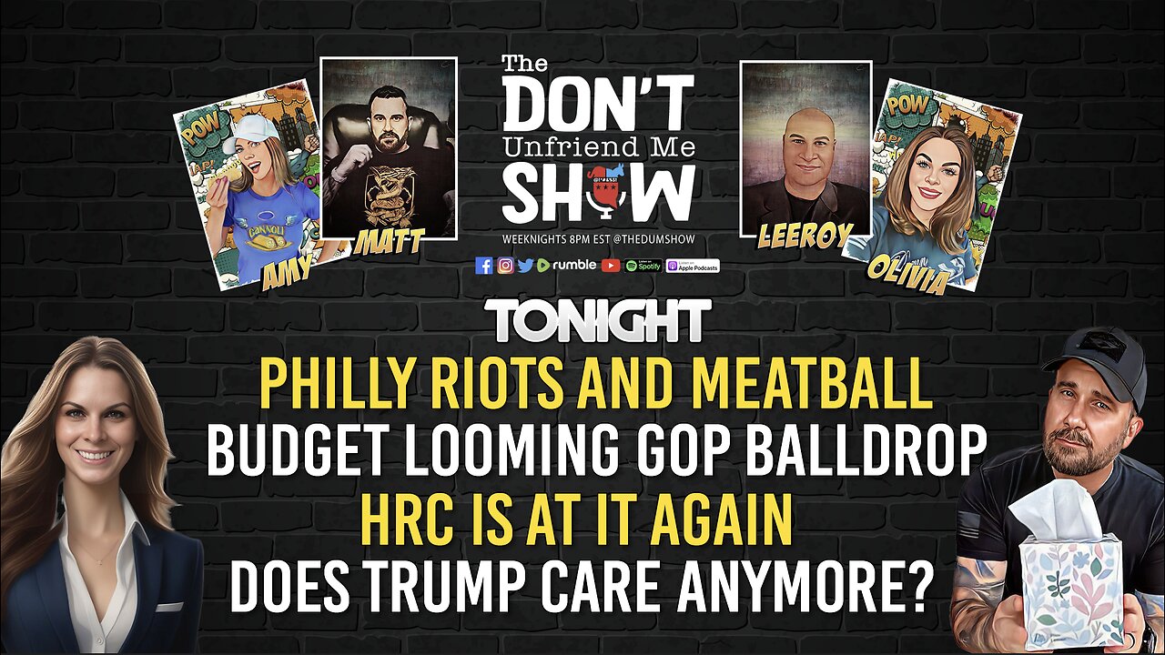 🚨Tonight 8:10 PM Eastern: Miller. Budget. Trump. Riots