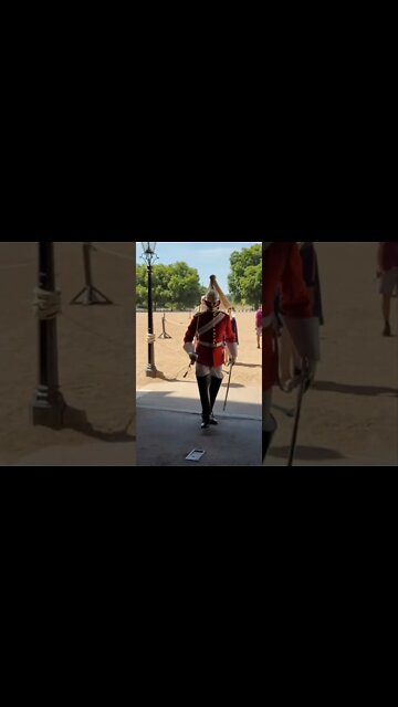 The Queen's life Guard the Reds #horseguardsparade
