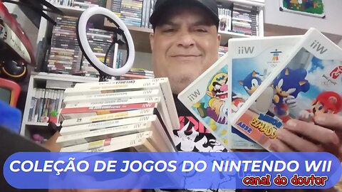 Minha coleção de Nintendo Wii