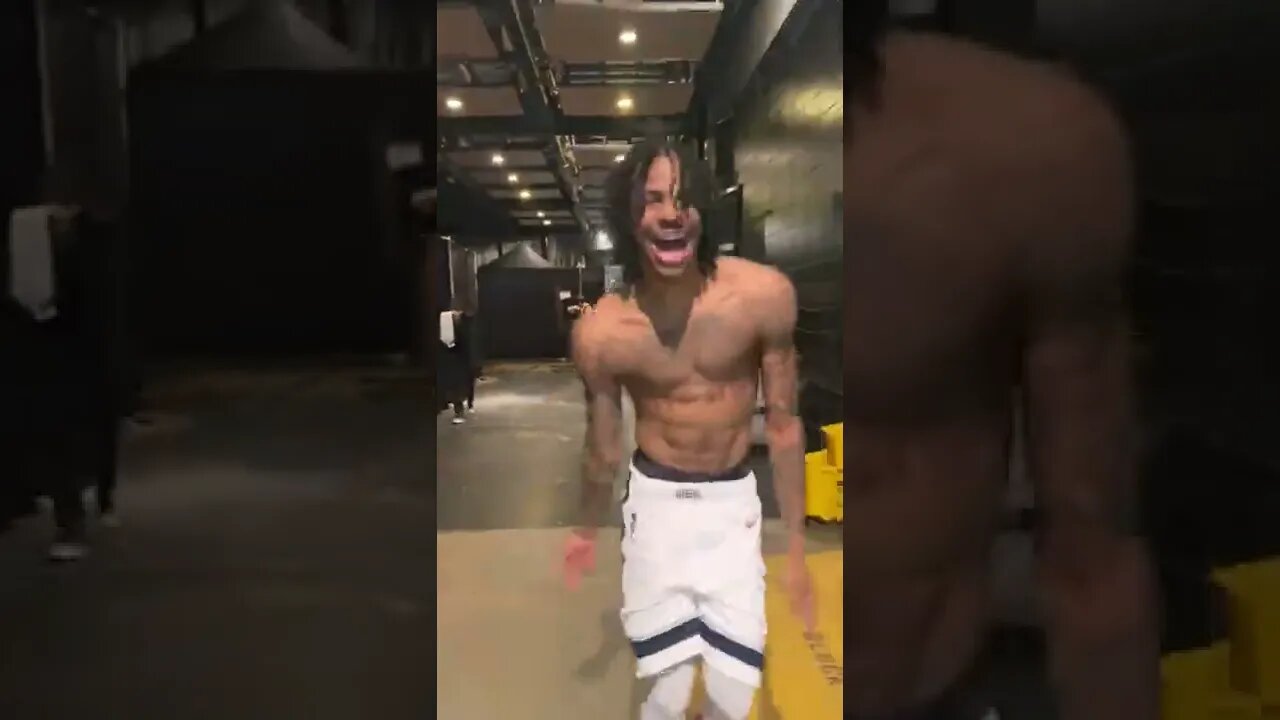 Ja Morant Does the Griddy After Eliminating the Wolves