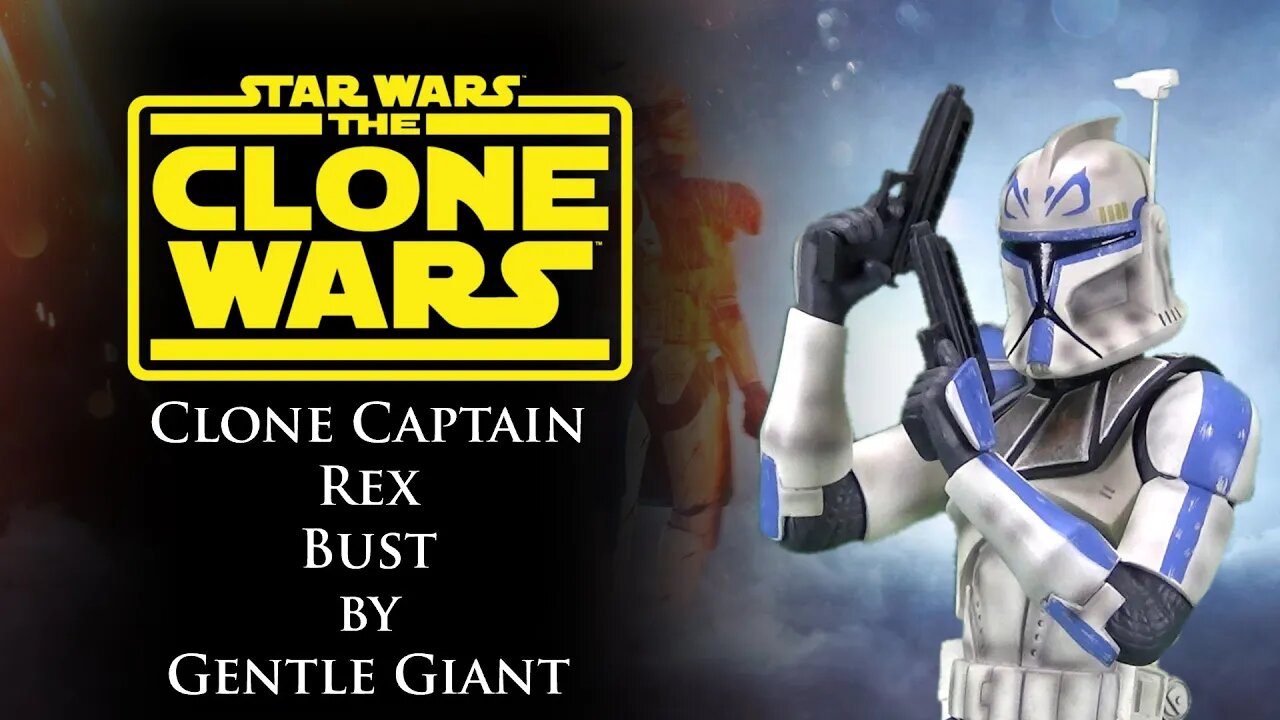 Star Wars The Clone Wars Clone Captain Rex bust by Gentle Giant