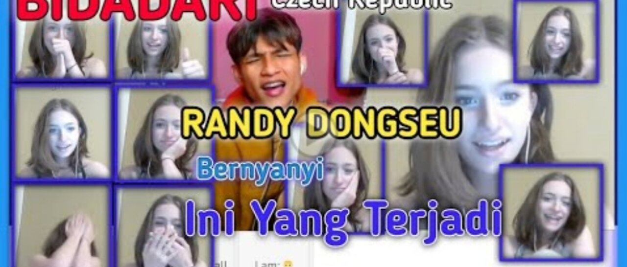 RANDY DONGSEU MEETS ANGELS ON OME TV, SEE HIS REACTION! OME TV SINGING REACTIONS