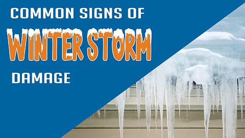 Common signs of Winter Storm Damage