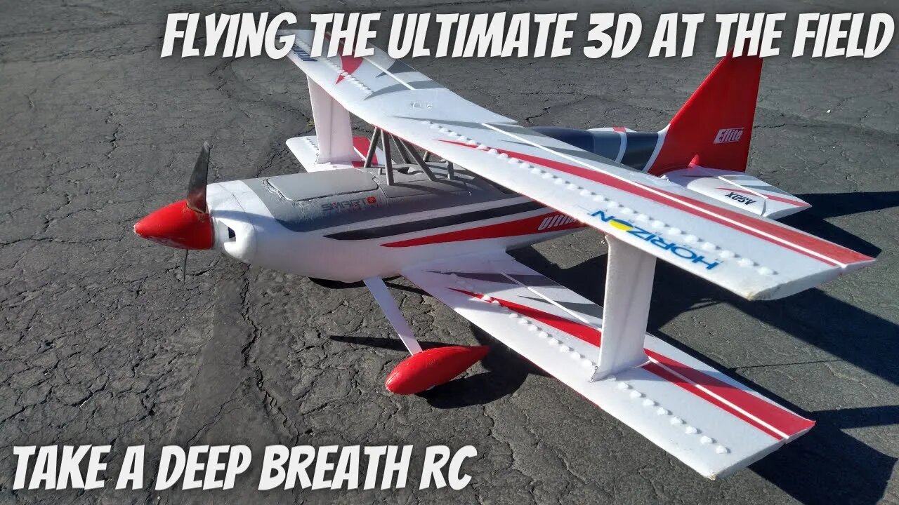 Flying the Eflite Ultimate 3D from the Field