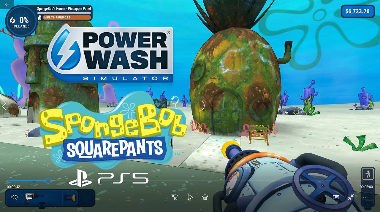 Power Wash Simulator PS5 - SPONGEBOB SQUAREPANTS DLC ⭐