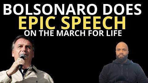 Now! - Bolsonaro gives an epic speech at the March for LIFE in BH