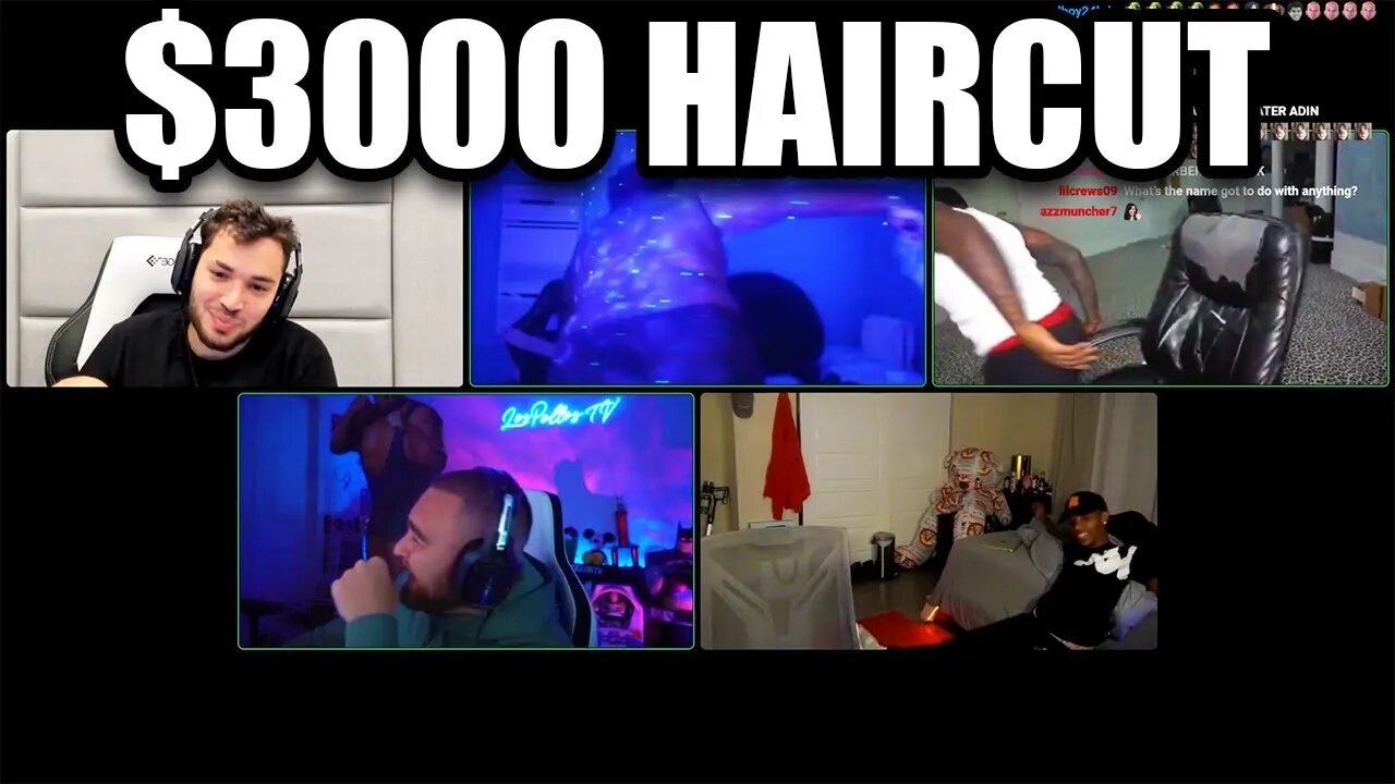 Adin Ross Pays $3000 For Each Haircut *CRAZY REACTION*