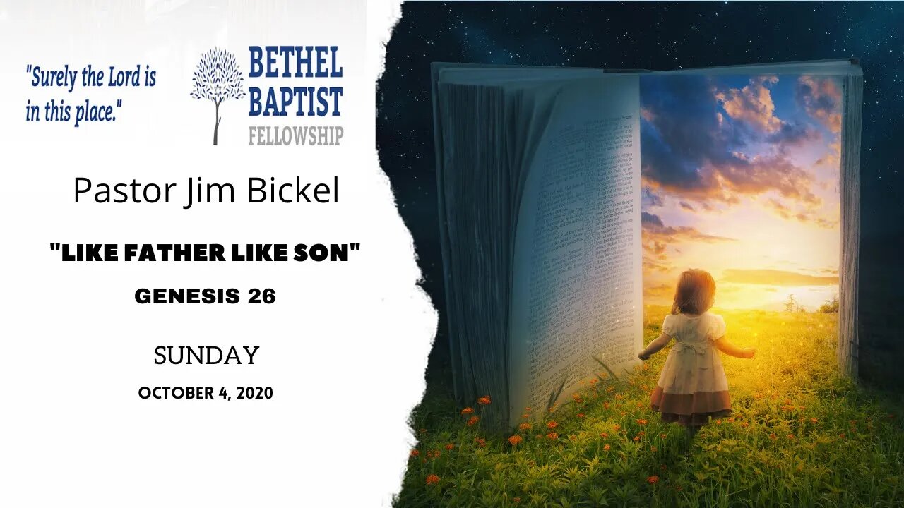 "Like Father Like Son" - Sunday Service 10:00 AM