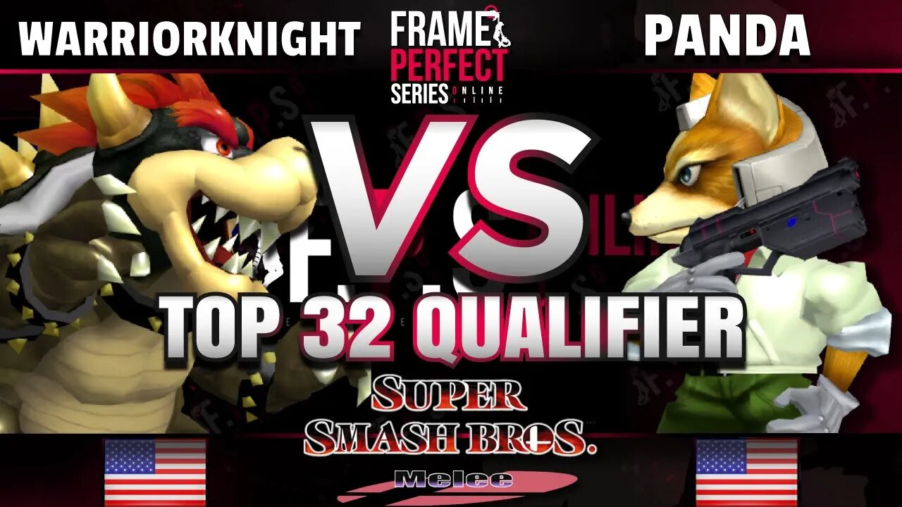 FPS3 Online - WarriorKnight (Bowser) vs Panda (Fox) - Melee Top 32 Qualifier