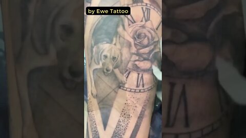 Stunning work by Ewe Tattoo #shorts #tattoos #inked #youtubeshorts