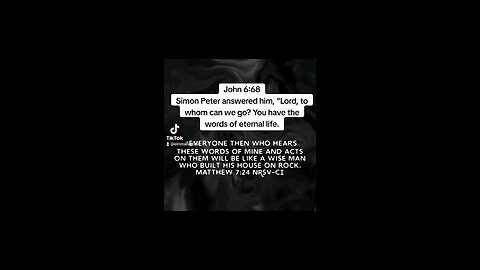 eternal life, words