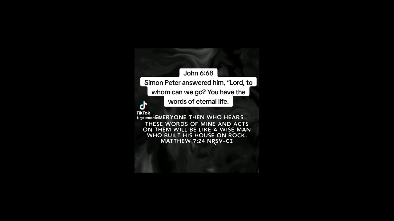 eternal life, words