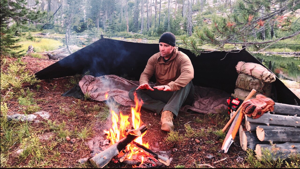 Wild Camping Alone In The Mountains of Idaho