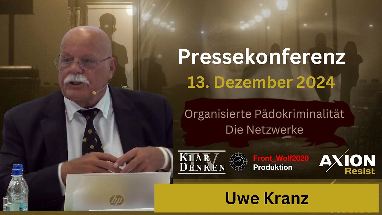 🔵⚡️Vortrag: Uwe Kranz auf der Pressekonferenz AxionResist am 13.12.2024