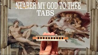 Harmonica TABS for Nearer My God to Thee on a Diatonic Harmonica