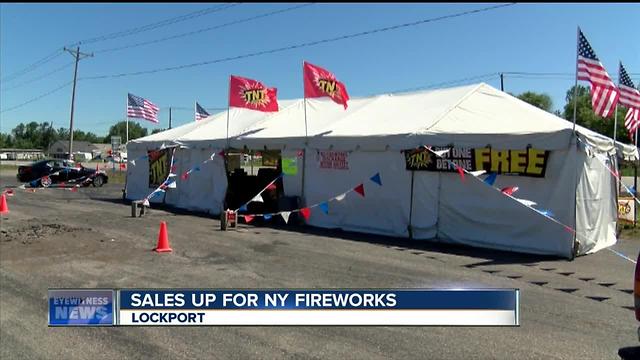 Firework tent owners say business is booming