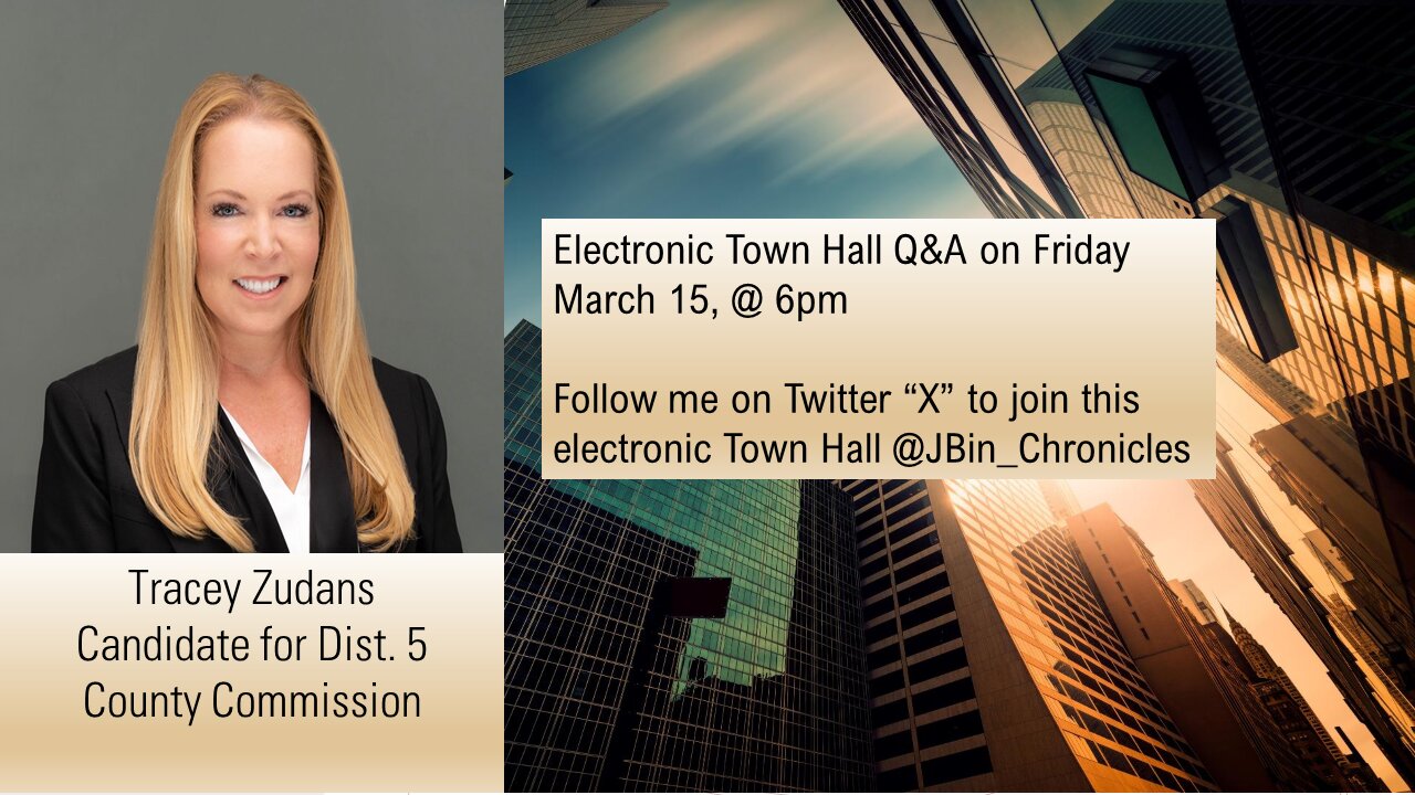 Tracey Zudans, Electronic Town Hall Q&A with Binford Chronicles and 2 The Point Podcast