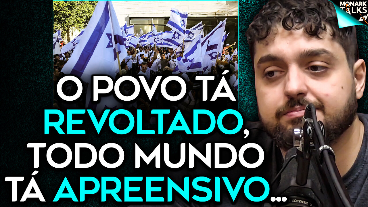 PROTESTOS EM MASSA CAUSAM CAOS EM ISRAEL