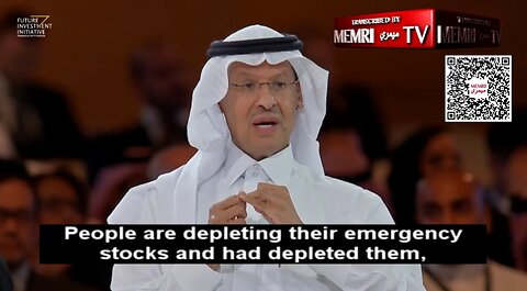 Saudi Energy Minister: Losing emergency stock may become painful in the months to come