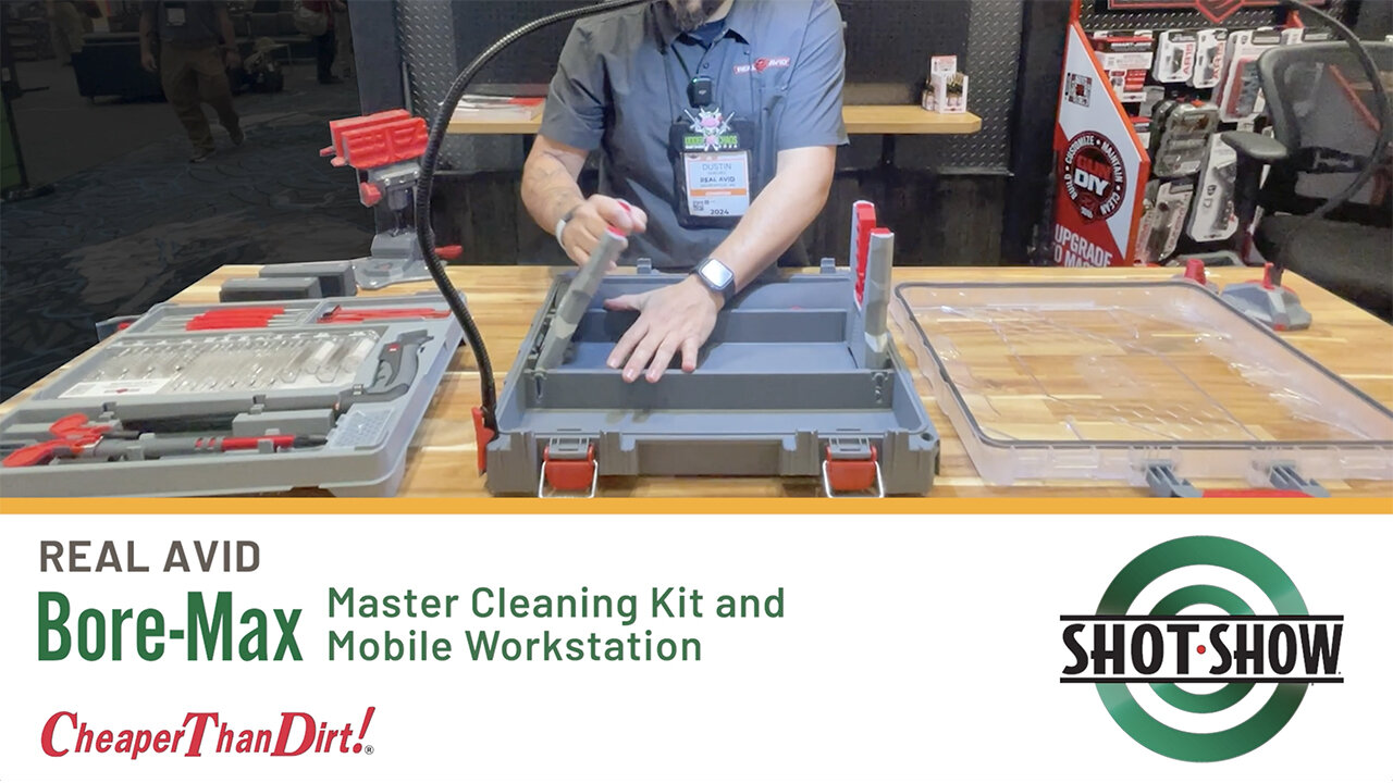 Real Avid Bore-Max Master Cleaning Kit and Mobile Workstation | SHOT Show 2024