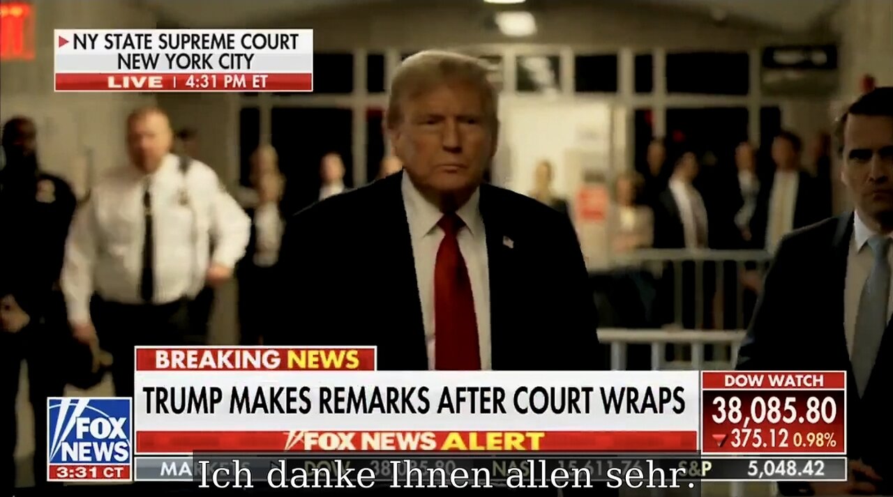 CiC Trump made this brief statement after court hearing in New York