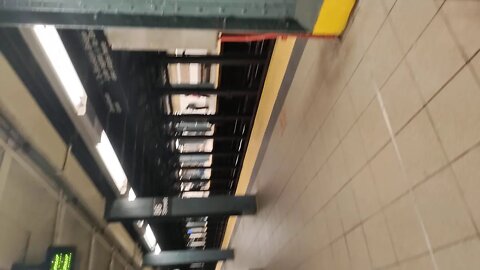 East 86th Street and Lexington Ave subway station in New York City 2021.