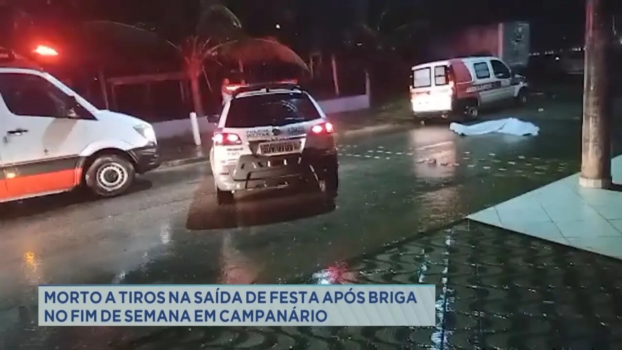 Morto a tiros na saída de festa após briga no fim de semana em Campanário.mp4