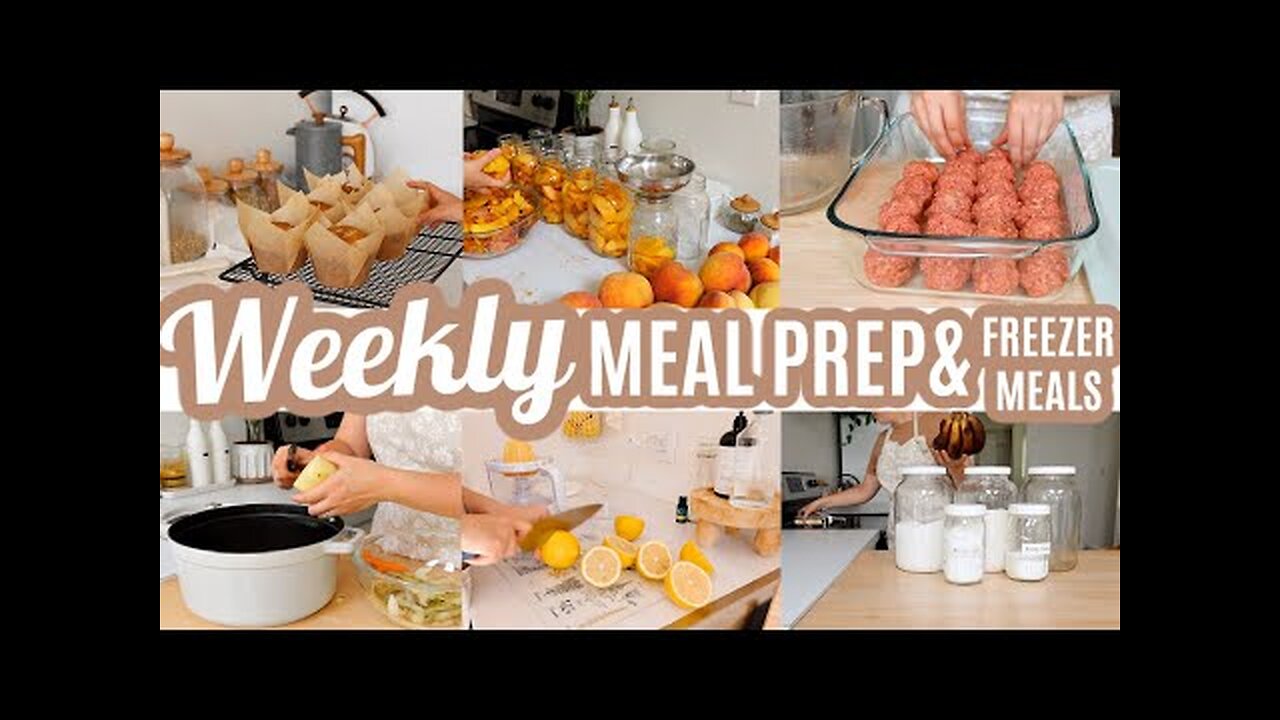 EASY BUDGET FRIENDLY WEEKLY MEAL PREP RECIPES LARGE FAMILY MEALS WHATS FOR DINNER FREEZER MEALS