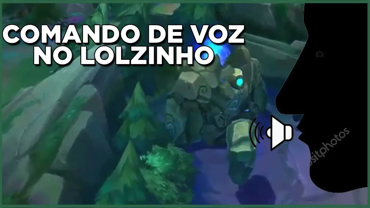 JOGUEI LOL com COMANDO DE VOZ! E AINDA TOMEI REPORT