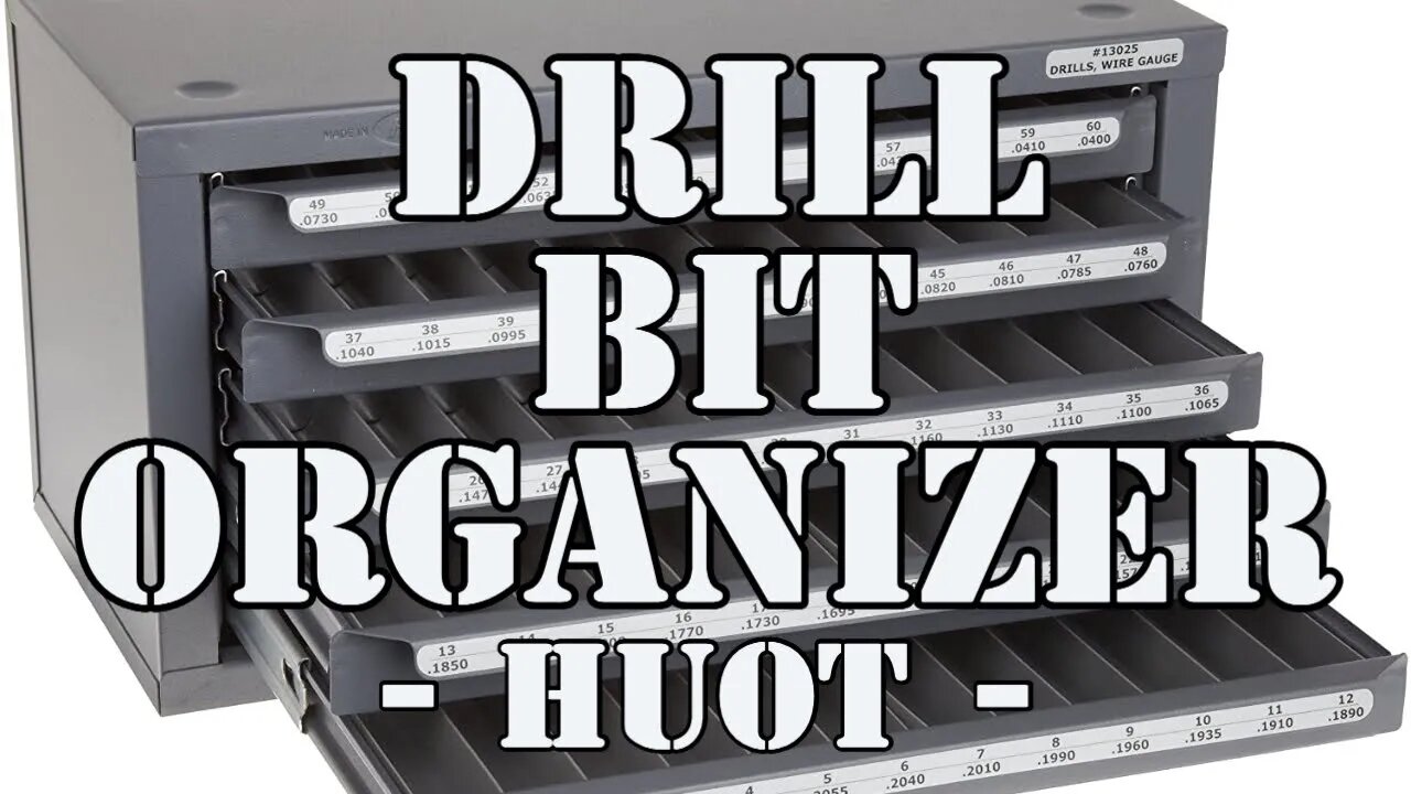 Drill Bit Organizer - Taking a look at the Goods