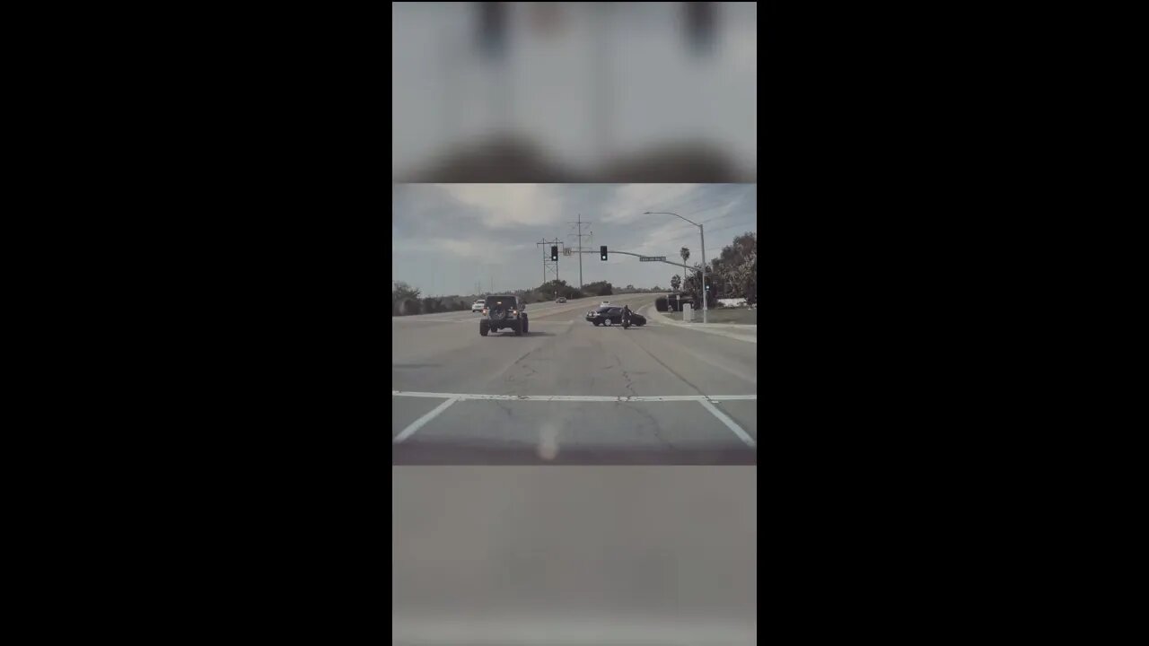 hopefully biker is okay,...