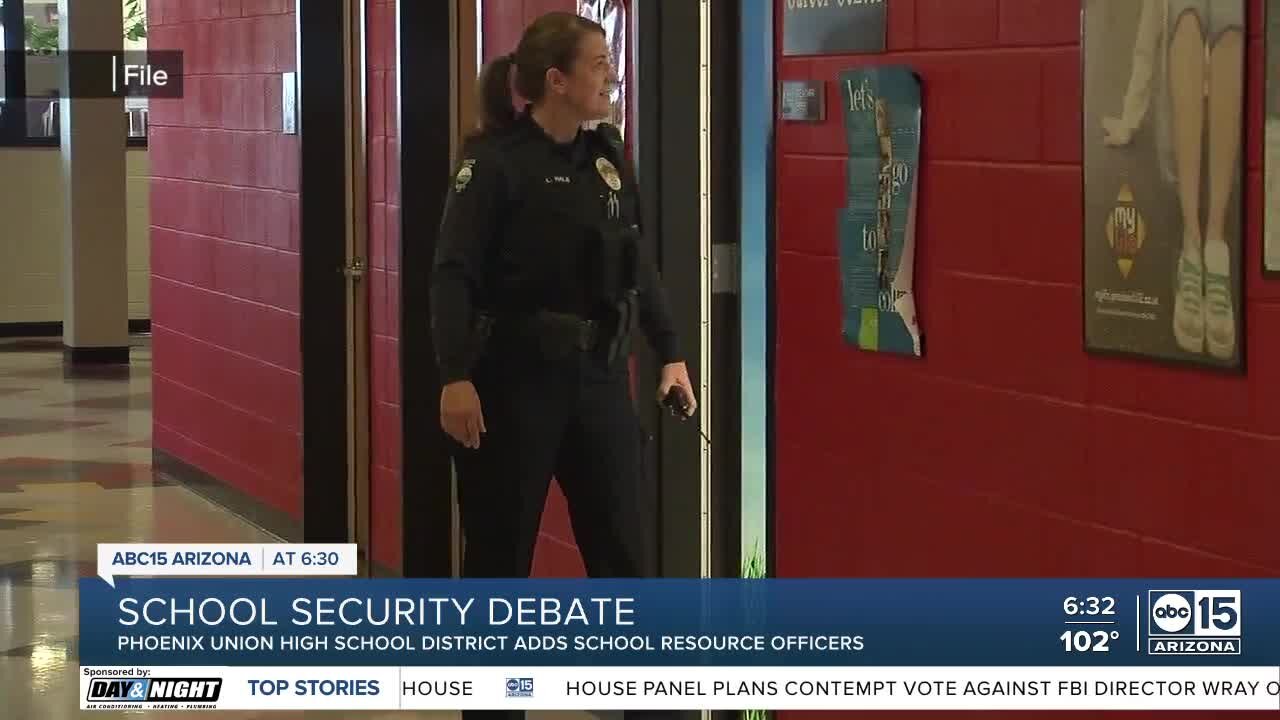 Phoenix Union High School board votes to bring back police with other stipulations