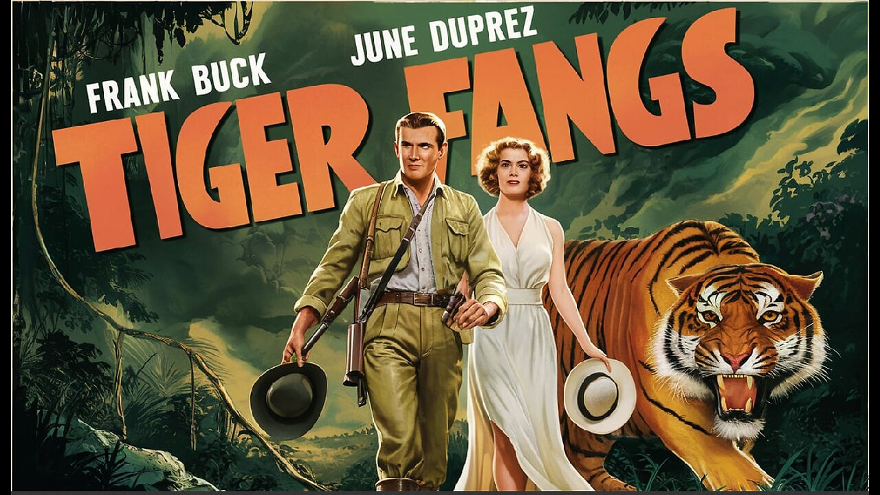 TIGER FANGS (1943) Frank Buck, June Duprez & Duncan Renaldo | Adventure | B&W | Full Movie