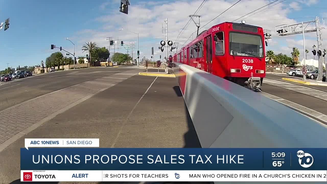 Unions propose sales tax hike to fund San Diego road improvements