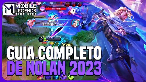 [TUTORIAL] COMO JOGAR DE NOLAN | COMBO, BUILD, EMBLEMA | MLBB