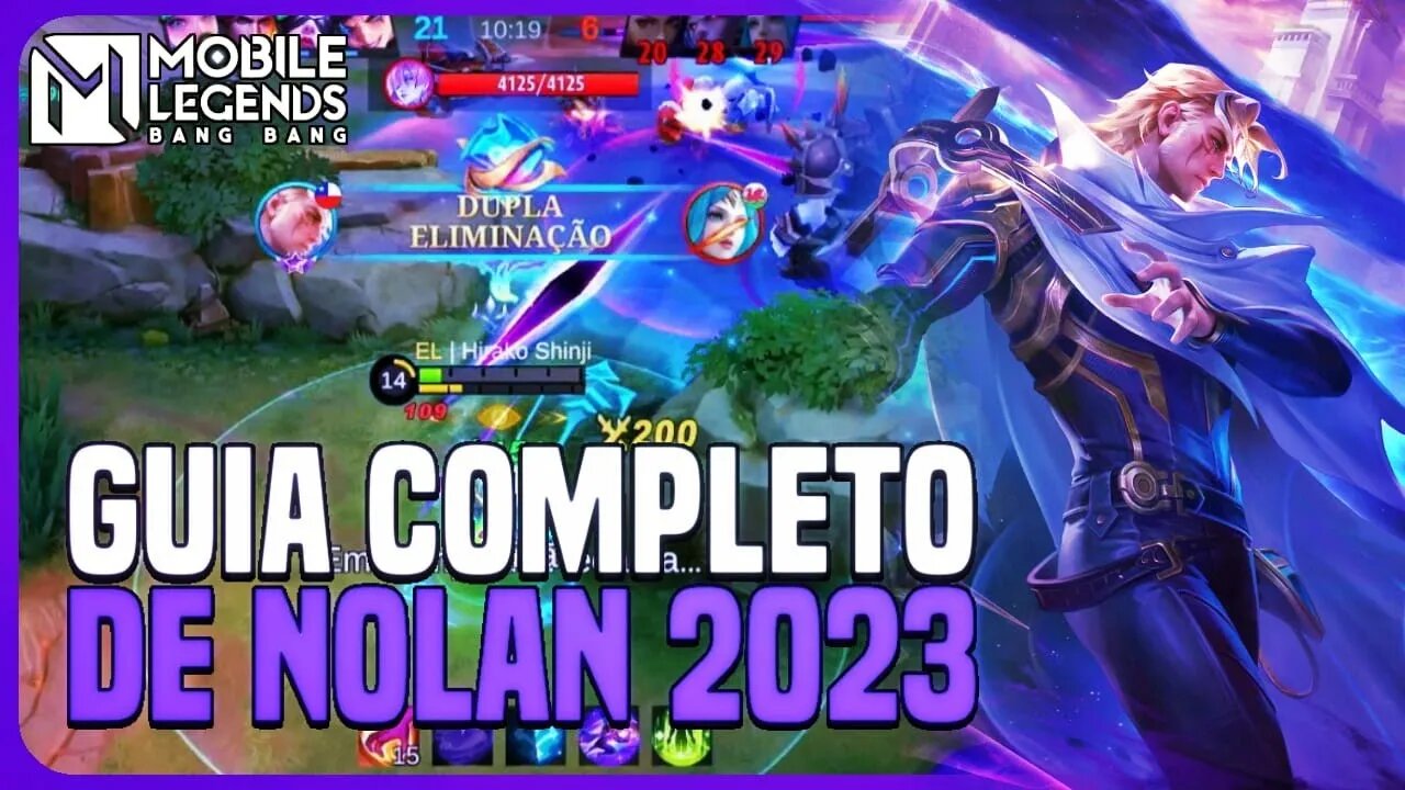 [TUTORIAL] COMO JOGAR DE NOLAN | COMBO, BUILD, EMBLEMA | MLBB