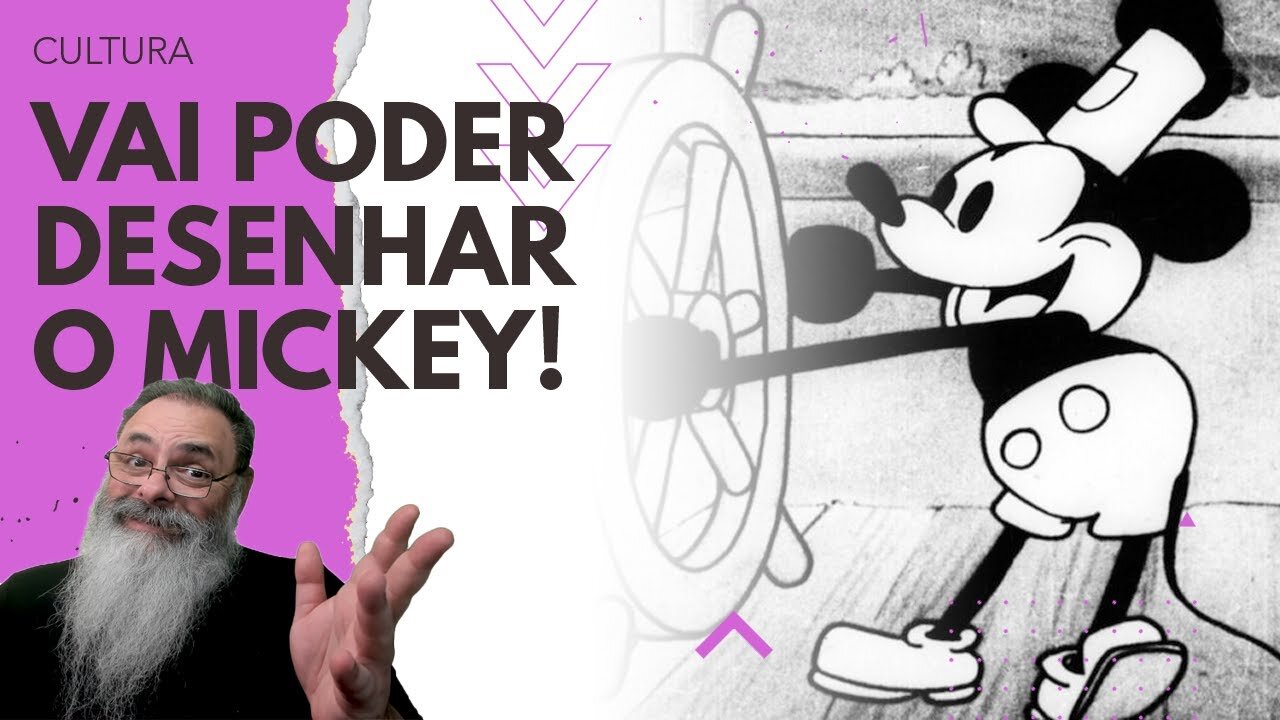 MICKEY MOUSE vai CAIR em DOMÍNIO PÚBLICO a PARTIR do ANO que VEM, mas POR QUE demorou TANTO TEMPO?